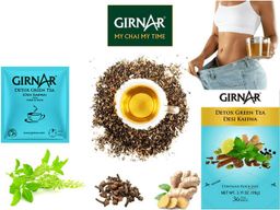 Girnar Detox Desi Kahwa 36 Tea Bags Box