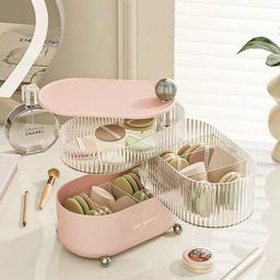 Rotating jewelry / make up organizer