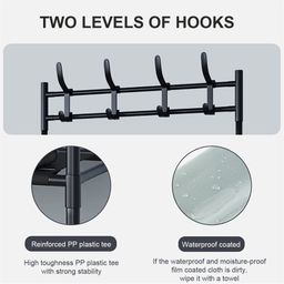 5 TIER SHOE AND HAT RACK