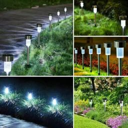10 Piece Solar Pathway Led Lights For Outdoor Lawn Garden ( 10 Piece Box )