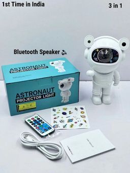 Unique Astronaut Light Big Size with Bluetooth Speaker 🔊 