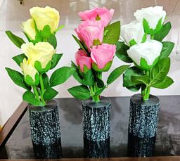 Multicolour LED Flower pot 1-piece 