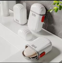 Plastic Soap Dish Travel Box Holder