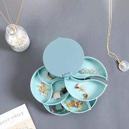 360 Degree Rotating Multi-Layer Jewelry Box Organizer