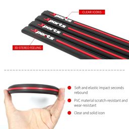 4pcs Universal car door protection strips