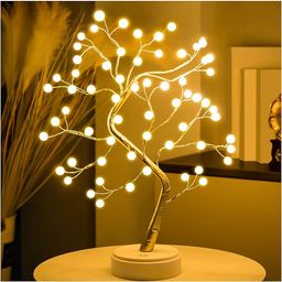 Decoration Led Tree, Diy Artificial Tree Lamp For Christmas Desktop Indoor Decoration Night Light