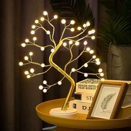 Decoration Led Tree, Diy Artificial Tree Lamp For Christmas Desktop Indoor Decoration Night Light