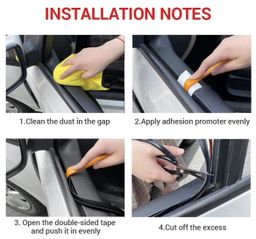 4meters Universal car door weatherstrip 