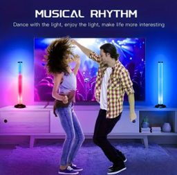 Lampe de Bureau LED Colorée avec Synchronisation Musicale 