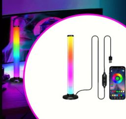 Lampe de Bureau LED Colorée avec Synchronisation Musicale 