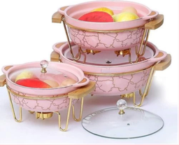 3PCS CERAMIC BOWL WARMERS 