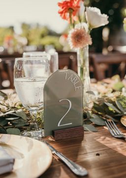 Acrylic Table Numbers A5 