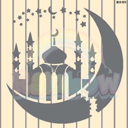 R039_Muslim Shamel Wall Stencil