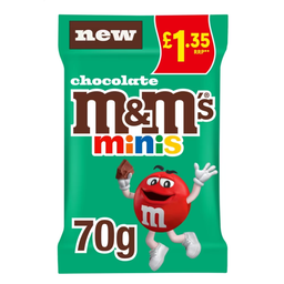 M&M's Minis Bites Milk Chocolate Treat Bag  70g