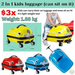 2 IN 1 KIDS LUGGAGE