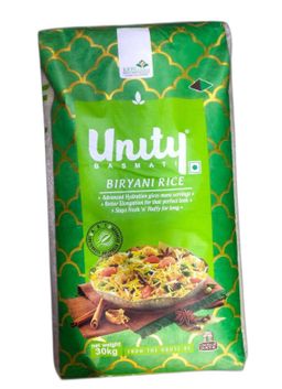 Unity Basmati Rice 30 kg