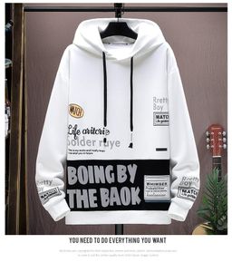 Stylish Color Combined Hoodie