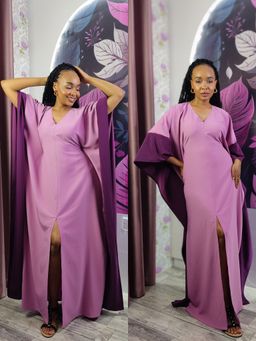 Rose Purple Kaftan 