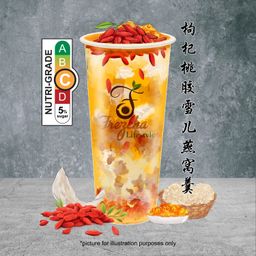 SB10. White Fungus Peach Gum Birds Nest With Wolfberry桃胶燕窝枸杞雪耳羹