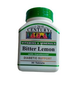 21st Century Diabetic Support 30's (Bitter Lemon)