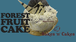 Forest Fruit Eggless Cake