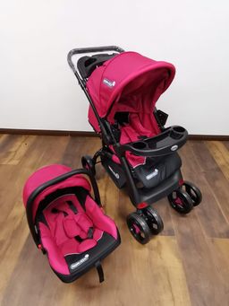 Conjunto de carrito y babysit MOM>EZY