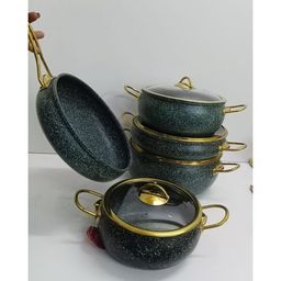 9PCS GRANITE COATING KITCHEN COOKWARE SET