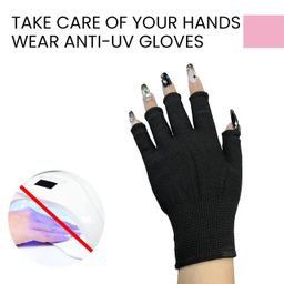 2pcs Anti Uv Rays Protect Gloves