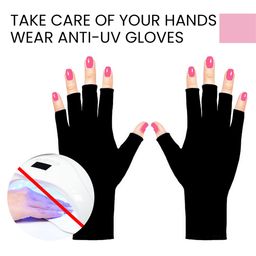 2pcs Anti Uv Rays Protect Gloves