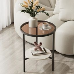 Simple Mobile Corner Table 