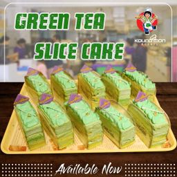 Koung Mon Bakery_Green Tea Slice Cake