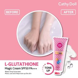 CATHY DOLL L-Glutathione Magic Cream Whitening Sunscreen SPF50 