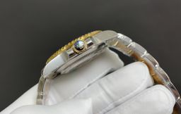 Super Clone Submariner Date Blue Dial Steal Gold Oyster Bracelet - 3235 Movement