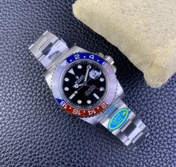 Super Clone GMT-Master II Pepsi, Stainless Steel Oyster 126710