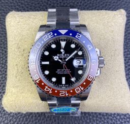 Super Clone GMT-Master II Pepsi, Stainless Steel Oyster 126710