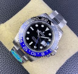 Super Clone GMT-Master II Batman, Stainless Steel Oyster 126710