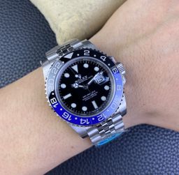 Super Clone GMT-Master II Batman, Stainless Steel Jubilèe 126710