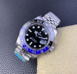 Super Clone GMT-Master II Batman, Stainless Steel Jubilèe 126710