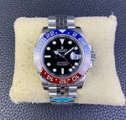 Super Clone GMT-Master II Pepsi, Stainless Steel Jubilèe 126710