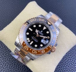 Super Clone GMT-Master II “Root-Beer” Rose Gold & SS 126711