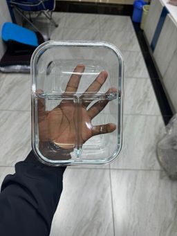 3 GRID GLASS LUNCH BOX