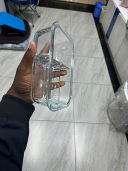 3 GRID GLASS LUNCH BOX