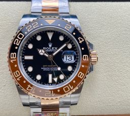 Super Clone GMT-Master II “Root-Beer” Rose Gold & SS 126711