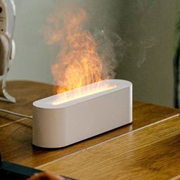Flame Aromatherapy Diffuser Quiet USB Air Humidifier