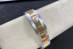 Super Clone Sky-Dweller 42MM Two-Tone Gold & Steel, Black Dial, Oyster