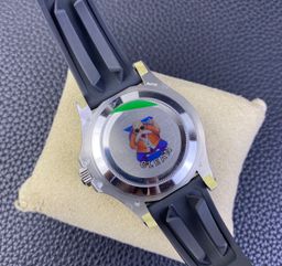 Super Clone Yacht-Master 42mm 226659 Best Edition Black Dial 3D Black Ceramic Bezel on Black Oysterflex Strap