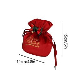 Christmas Velvet candy bag