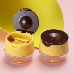 Honey pot  jar with spoon