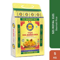 521 Royal 1121 XXXL Basmati Rice, 5kg