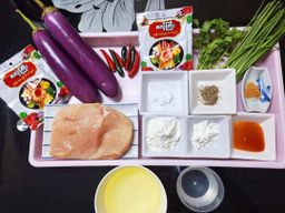 ဇလုံကြီး_ပုစွန်ခရမ်းချဥ်သီးငပိချက် 